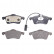 Brake Pad Set, disc brake 13.0460-7124.2 ATE