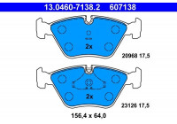 Brake Pad Set, disc brake 13.0460-7138.2 ATE