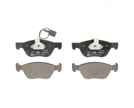 Brake Pad Set, disc brake 13.0460-7140.2 ATE