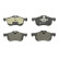Brake Pad Set, disc brake 13.0460-7144.2 ATE