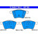 Brake Pad Set, disc brake 13.0460-7156.2 ATE