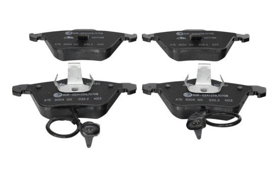 Brake Pad Set, disc brake 13.0460-7166.2 ATE, Image 3