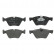 Brake Pad Set, disc brake 13.0460-7176.2 ATE