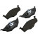 Brake Pad Set, disc brake 13.0460-7177.2 ATE