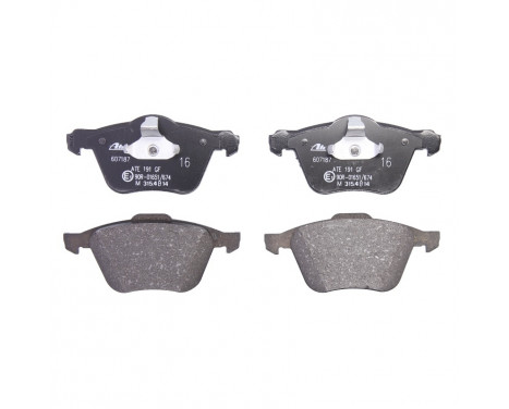 Brake Pad Set, disc brake 13.0460-7187.2 ATE