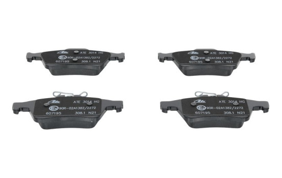 Brake Pad Set, disc brake 13.0460-7195.2 ATE, Image 3