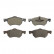 Brake Pad Set, disc brake 13.0460-7207.2 ATE