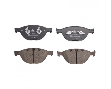 Brake Pad Set, disc brake 13.0460-7210.2 ATE