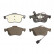 Brake Pad Set, disc brake 13.0460-7211.2 ATE