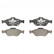 Brake Pad Set, disc brake 13.0460-7213.2 ATE