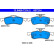 Brake Pad Set, disc brake 13.0460-7214.2 ATE