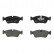 Brake Pad Set, disc brake 13.0460-7215.2 ATE