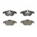 Brake Pad Set, disc brake 13.0460-7244.2 ATE