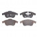 Brake Pad Set, disc brake 13.0460-7249.2 ATE