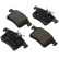 Brake Pad Set, disc brake 13.0460-7255.2 ATE