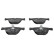 Brake Pad Set, disc brake 13.0460-7260.2 ATE, Thumbnail 3