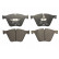 Brake Pad Set, disc brake 13.0460-7261.2 ATE