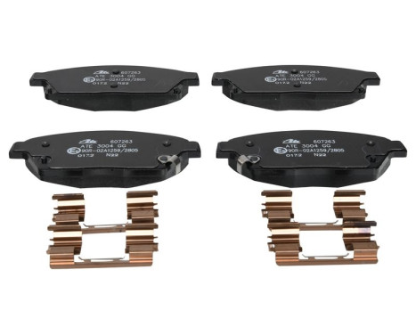 Brake Pad Set, disc brake 13.0460-7263.2 ATE, Image 3