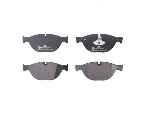 Brake Pad Set, disc brake 13.0460-7267.2 ATE