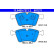 Brake Pad Set, disc brake 13.0460-7271.2 ATE