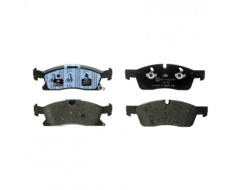 Brake Pad Set, disc brake 13.0460-7282.2 ATE