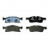 Brake Pad Set, disc brake 13.0460-7282.2 ATE