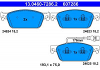 Brake Pad Set, disc brake 13.0460-7286.2 ATE