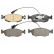 Brake Pad Set, disc brake 13.0460-7288.2 ATE