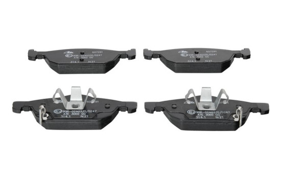 Brake Pad Set, disc brake 13.0460-7291.2 ATE, Image 2