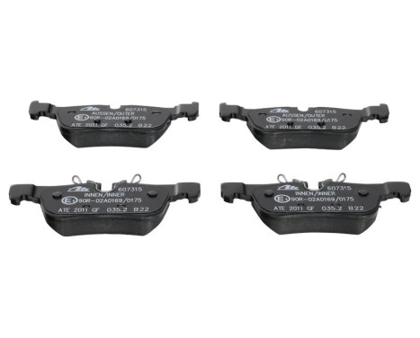 Brake Pad Set, disc brake 13.0460-7315.2 ATE, Image 3