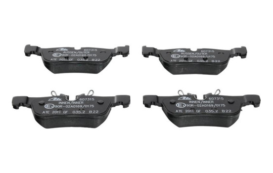 Brake Pad Set, disc brake 13.0460-7315.2 ATE, Image 3