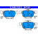 Brake Pad Set, disc brake 13.0460-7320.2 ATE