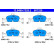 Brake Pad Set, disc brake 13.0460-7329.2 ATE