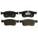 Brake Pad Set, disc brake 13.0460-7331.2 ATE