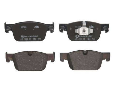 Brake Pad Set, disc brake 13.0460-7338.2 ATE