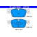 Brake Pad Set, disc brake 13.0460-7338.2 ATE, Thumbnail 2