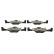 Brake Pad Set, disc brake 13.0460-7345.2 ATE, Thumbnail 2