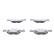 Brake pad set, disc brake 13.0460-7350.2 ATE, Thumbnail 2