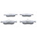 Brake pad set, disc brake 13.0460-7351.2 ATE, Thumbnail 2