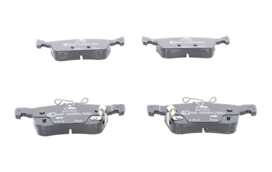 Brake pad set, disc brake 13.0460-7352.2 ATE, Image 2