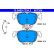 Brake pad set, disc brake 13.0460-7354.2 ATE