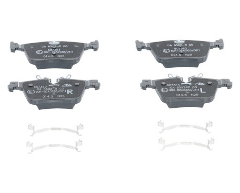 Brake pad set, disc brake 13.0460-7363.2 ATE, Image 2