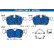 Brake pad set, disc brake 13.0460-7364.2 ATE