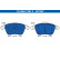 Brake pad set, disc brake 13.0460-7367.2 ATE