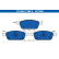 Brake pad set, disc brake 13.0460-7368.2 ATE