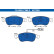 Brake pad set, disc brake 13.0460-7369.2 ATE