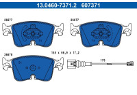 Brake pad set, disc brake 13.0460-7371.2 ATE