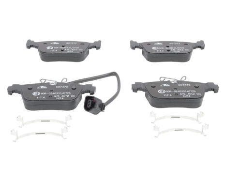 Brake pad set, disc brake 13.0460-7372.2 ATE, Image 2