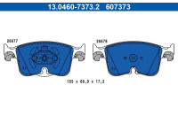 Brake pad set, disc brake 13.0460-7373.2 ATE