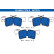 Brake pad set, disc brake 13.0460-7376.2 ATE
